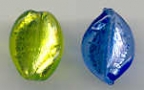 Medium Twists, Lime Green & Blue